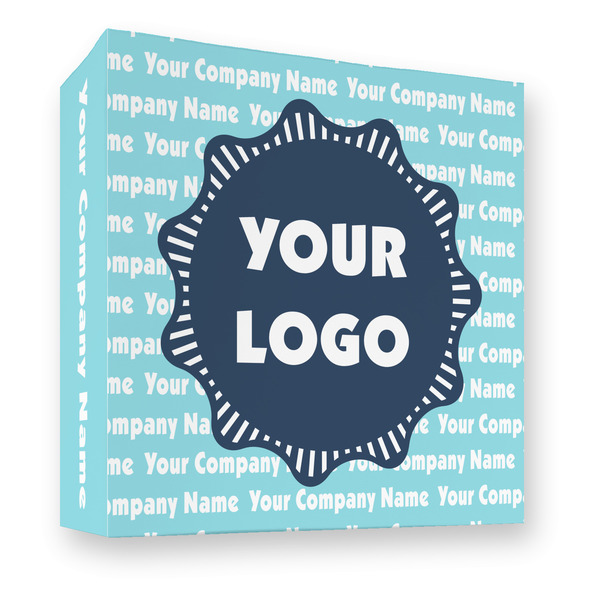 Custom Logo & Company Name 3-Ring Binder - Full Wrap - 3"