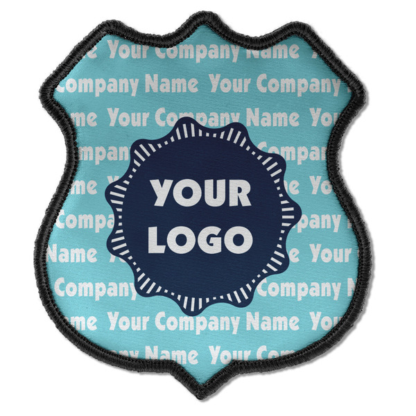 Custom Logo & Company Name Iron On Shield Patch C