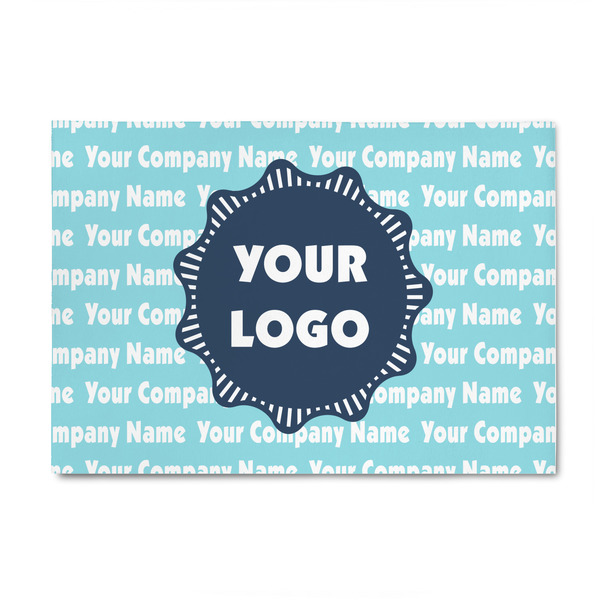 Custom Logo & Company Name Indoor Area Rug - 4' x 6'