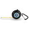 Logo & Company Name 6-Ft Pocket Tape Measure with Carabiner Hook - Front