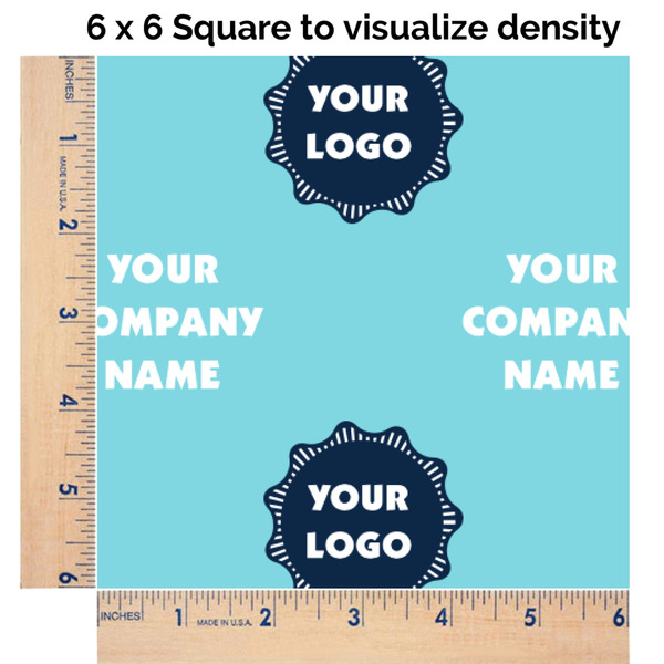 Logo & Company Name 6x6 Swatch of Fabric