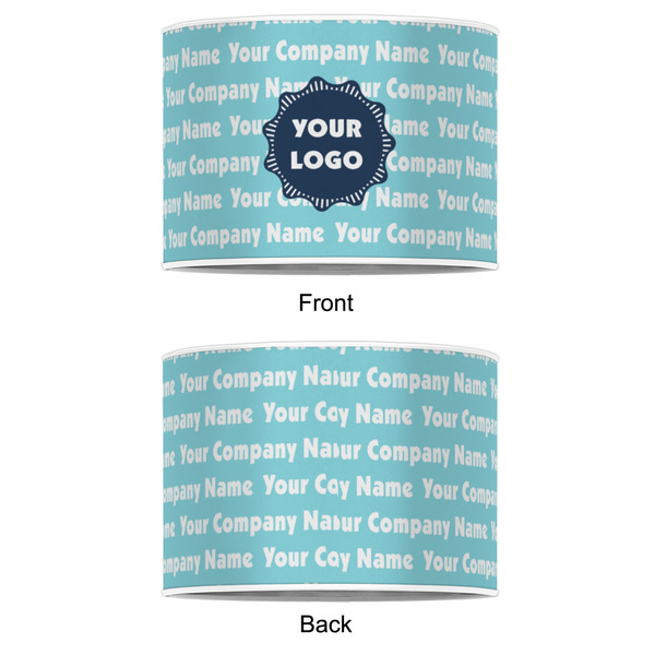 Logo & Company Name 8" Drum Lampshade - APPROVAL (Poly Film)