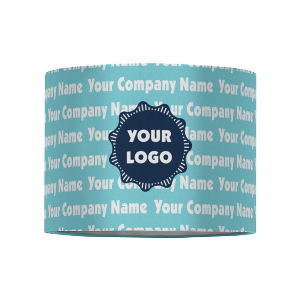 Logo & Company Name 8" Drum Lampshade - FRONT (Fabric)