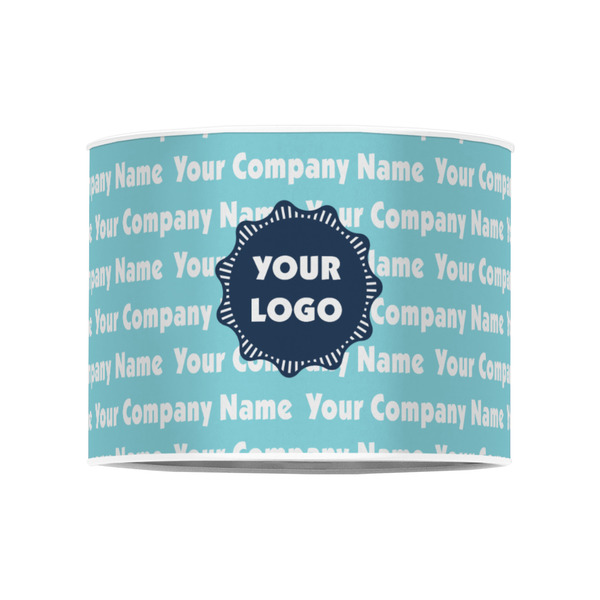 Logo & Company Name 8" Drum Lampshade - FRONT (Poly Film)