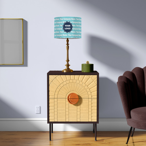 Logo & Company Name 8" Drum Lampshade - LIFESTYLE