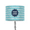 Logo & Company Name 8" Drum Lampshade - ON STAND (Fabric)