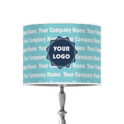 Logo & Company Name 8" Drum Lamp Shade - Poly-film
