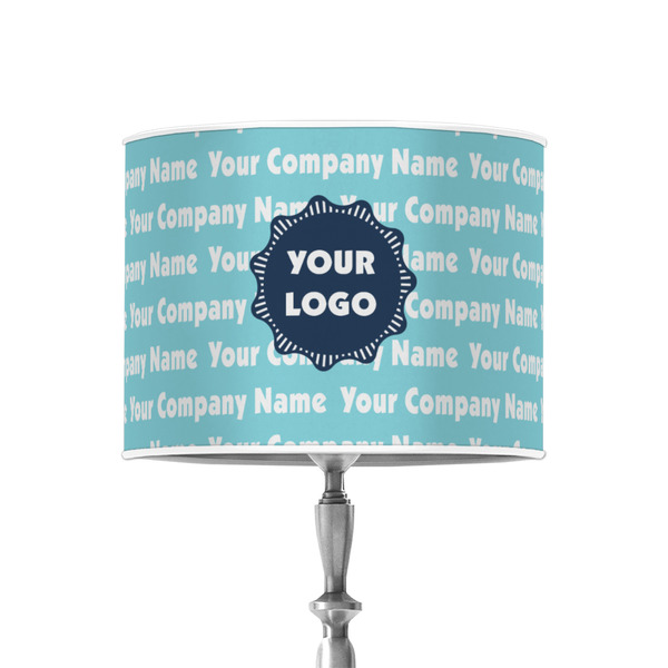 Custom Logo & Company Name 8" Drum Lamp Shade - Poly-film
