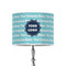 Logo & Company Name 8" Drum Lamp Shade - Poly-film