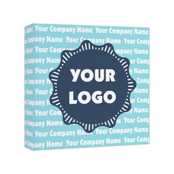 Logo & Company Name Canvas Print - 8" x 8"