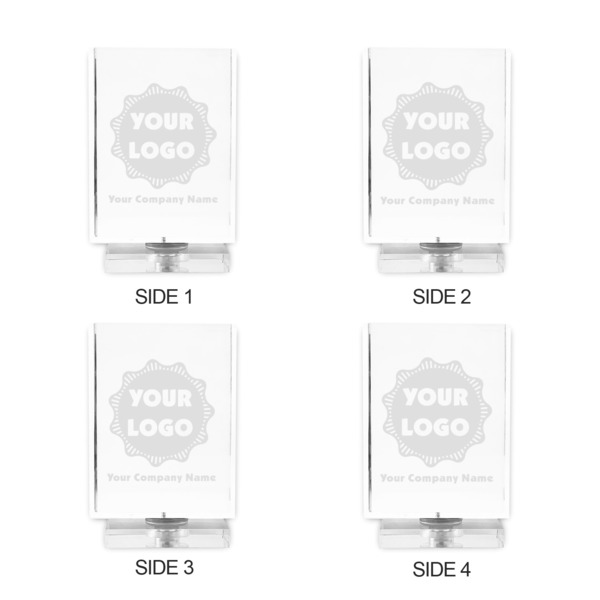 Logo & Company Name Acrylic Pencil Holder - APPROVAL