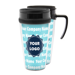 Logo & Company Name Acrylic Travel Mug