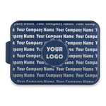 Logo & Company Name Aluminum Baking Pan with Navy Lid