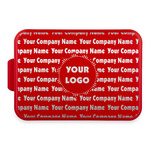 Logo & Company Name Aluminum Baking Pan with Red Lid