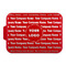 Logo & Company Name Aluminum Baking Pan with Red Lid
