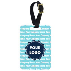 Logo & Company Name Metal Luggage Tag