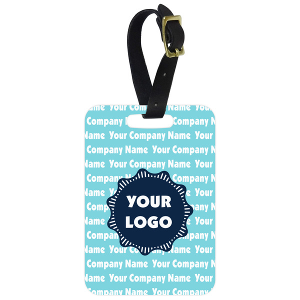 Custom Logo & Company Name Metal Luggage Tag