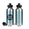 Logo & Company Name Aluminum Water Bottle - Front and Back