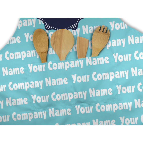 Logo & Company Name Apron - Pocket Detail with Props