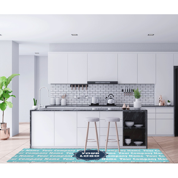 Logo & Company Name Area Rug Sizes