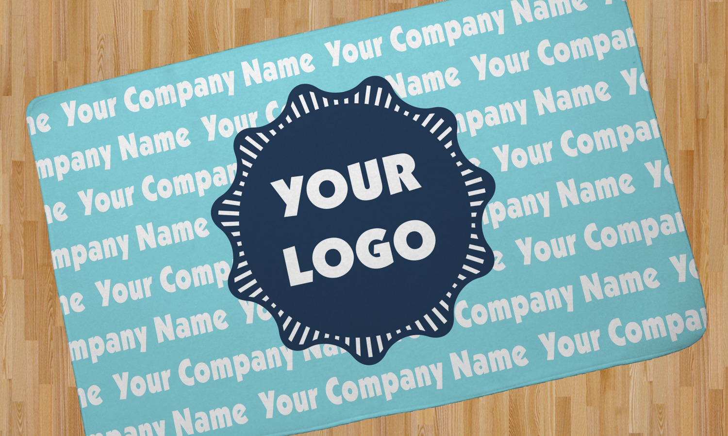 Logo & Company Name Area Rug 5'x8' (Personalized) YouCustomizeIt