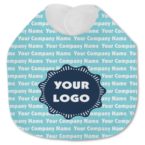 Custom Logo & Company Name Jersey Knit Baby Bib