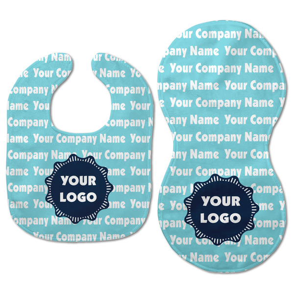Logo & Company Name Baby Bib & Burp Set - Approval (new bib & burp)