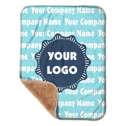 Logo & Company Name Sherpa Baby Blanket - 30" x 40"
