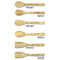 Logo & Company Name Bamboo Cooking Utensils Set - Double Sided - APPROVAL