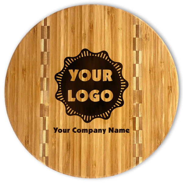 Custom Logo & Company Name Bamboo Cutting Board