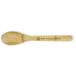 Logo & Company Name Bamboo Spoon - Double-Sided