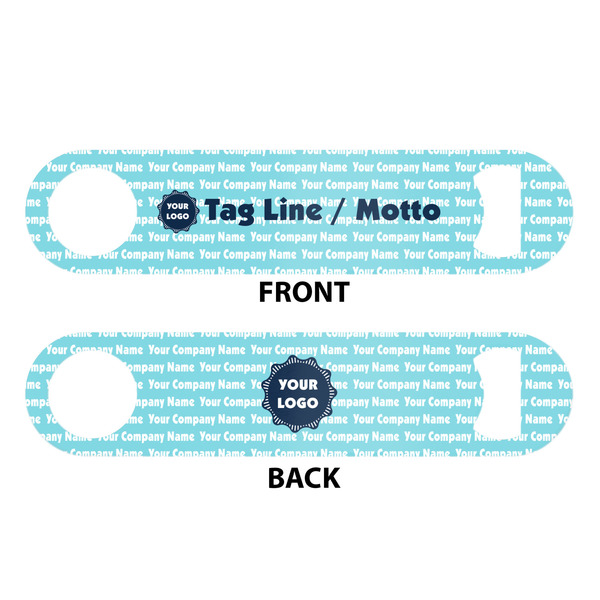 Logo & Company Name Bar Bottle Opener - White - Approval