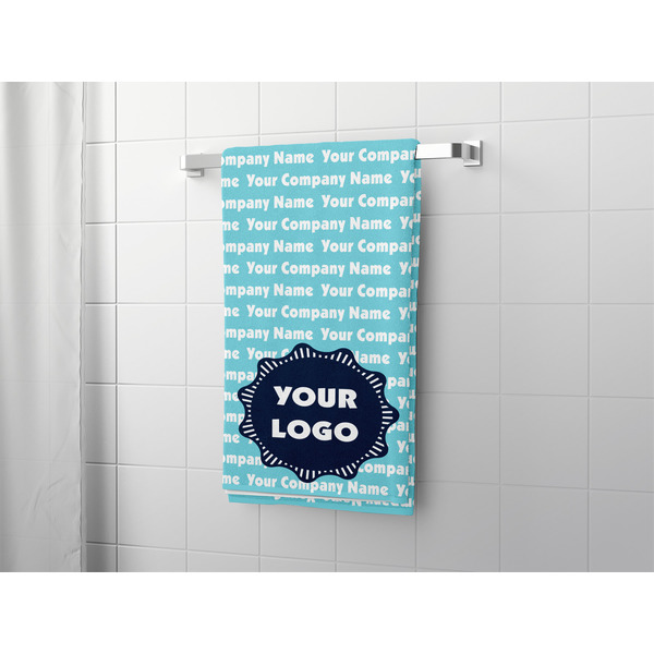 Logo & Company Name Bath Towel - LIFESTYLE