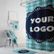 Logo & Company Name Bath Towel Sets - 3-piece - In Context