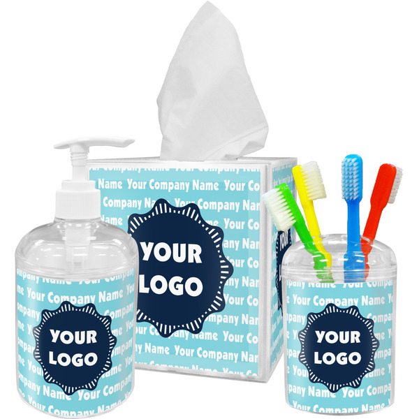Logo & Company Name Bathroom Accessories Set (Personalized)