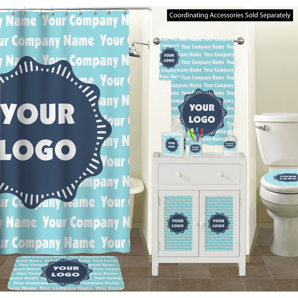 Logo & Company Name Bathroom Scene