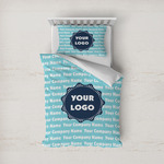 Logo & Company Name Duvet Cover Set - Twin