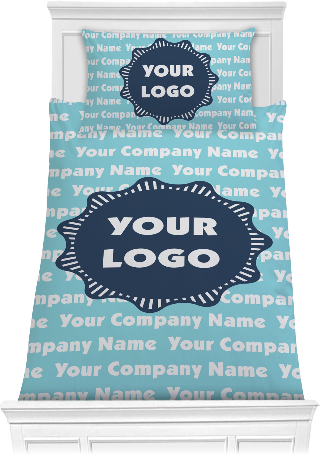 Logo & Company Name Comforters (Personalized) YouCustomizeIt