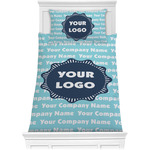 Logo & Company Name Comforter Set - Twin XL
