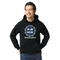 Logo & Company Name Hoodie - Black - Large