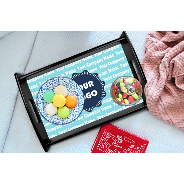Logo & Company Name Black Tray - Lifestyle (UPDATED)