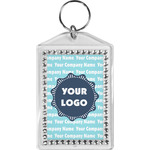 Logo & Company Name Bling Keychain