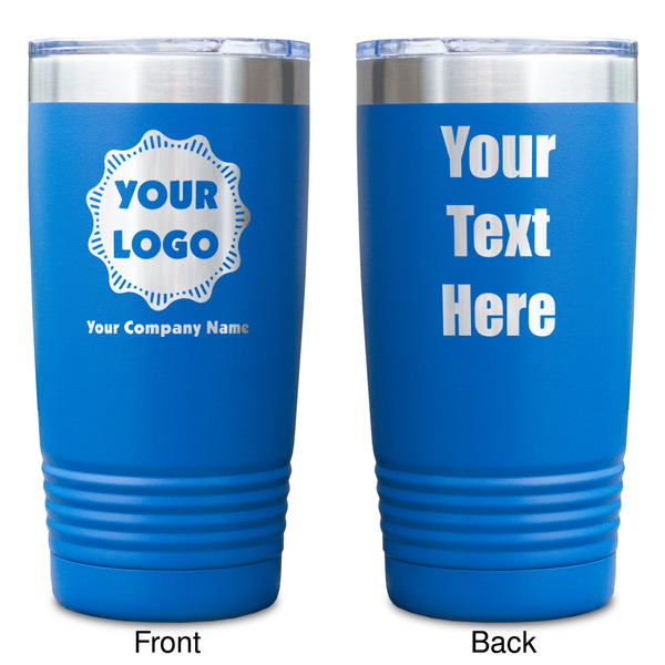 Logo & Company Name Blue Polar Camel Tumbler - 20oz - Double Sided - Approval