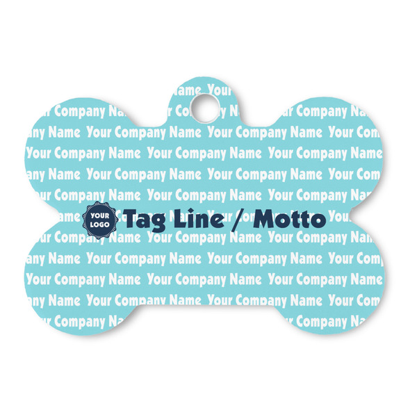 Custom Logo & Company Name Bone Shaped Dog ID Tag