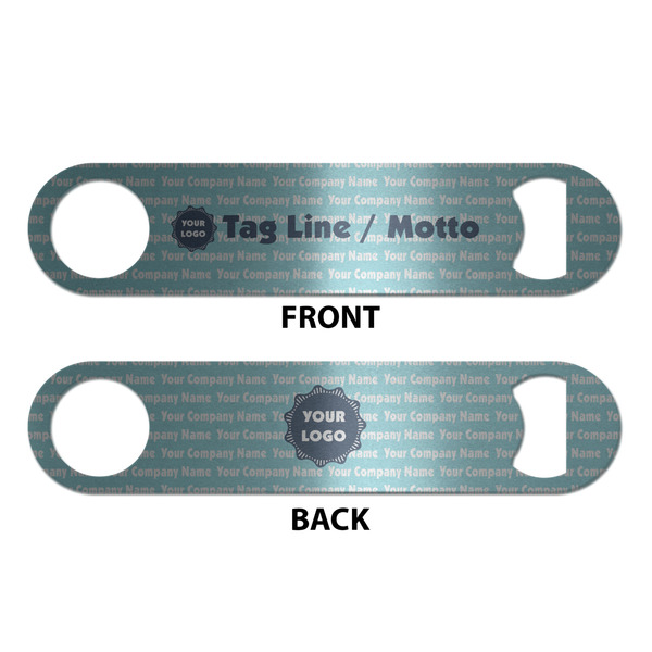 Logo & Company Name Bottle Opener - Front & Back