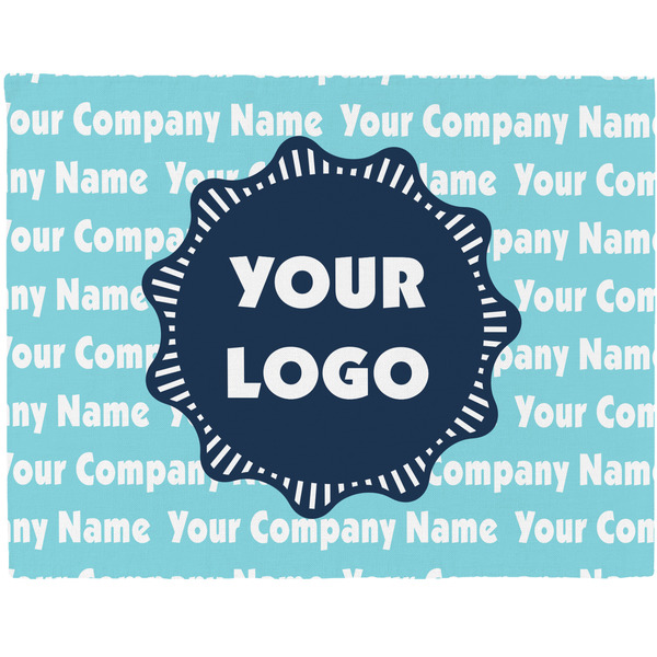 Custom Logo & Company Name Woven Fabric Placemat - Twill