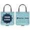 Logo & Company Name Canvas Tote - Front and Back