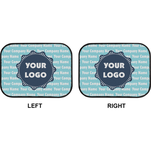 Logo & Company Name Car Floor Mats (Back Seat) (Approval)