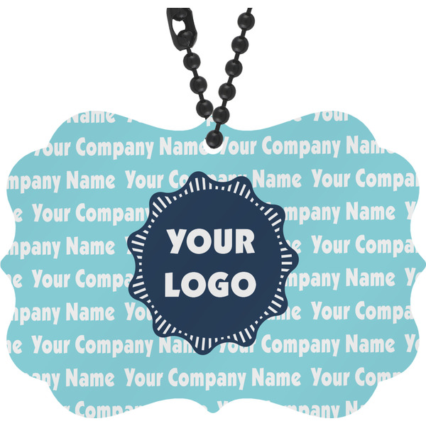 Custom Logo & Company Name Rear View Mirror Decor