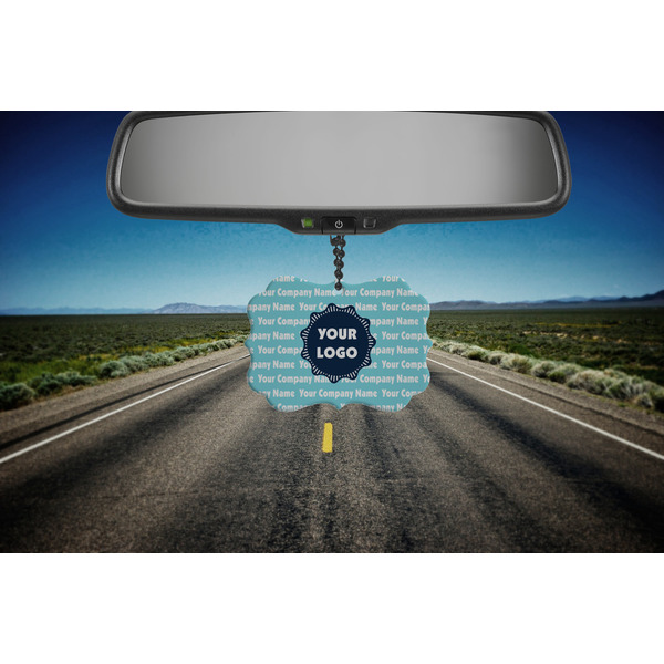 Logo & Company Name Car Ornament (Road)